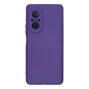 Huawei Nova 9 Se Kılıf Nano İçi Kadife Silikon - Mor
