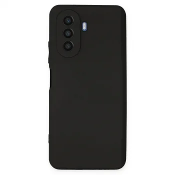 Huawei Nova Y70 Kılıf First Silikon - Siyah