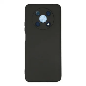 Huawei Nova Y90 Kılıf Nano İçi Kadife Silikon - Siyah