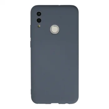 Huawei P Smart 2019 Kılıf Nano İçi Kadife Silikon - Gri