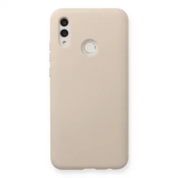 Huawei P Smart 2019 Kılıf Nano İçi Kadife Silikon - Pudra