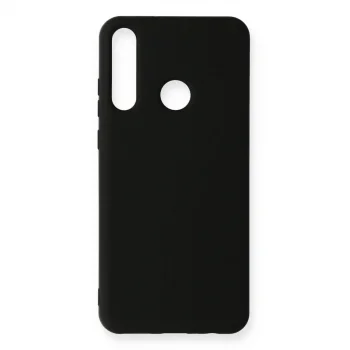 Huawei Y6p Kılıf Nano İçi Kadife Silikon - Siyah
