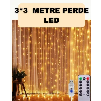 İç ve Dış Mekan Perde LED – Bahçe, Balkon ve Veranda İçin