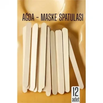 Ağda Spatulası Küçük Boy 12 Adet 714994