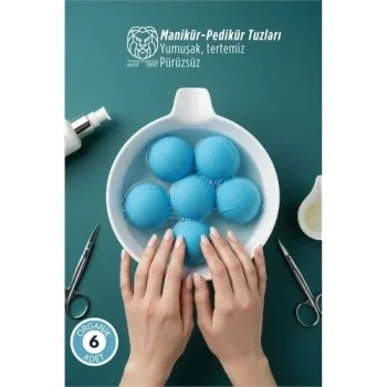 Manikür Pedikür Topu Manikür Bombası 6 Adet 300 Gram 721279