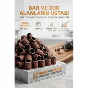 50li 13 Mm Yüzük Zımpara Seti | Detay İşleme & Çapak Alma 723050