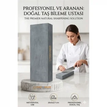 Profesyonel Doğal Bileme Taşı | Islak Yağlı Ve Kuru Kullanım | Şef  Bileyici 723078