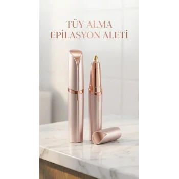 İnce Uçlu Yüz Ve Kaş Tüy Alma Epilasyon Aleti Hassas Kesim