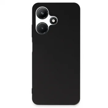İnfinix Hot 30i Kılıf First Silikon - Siyah