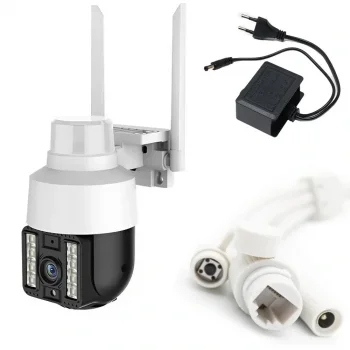 INT-CMR21 SD-kart destekli Hareketli Sesli Gece Renkli PTZ Akıllı Wifi Güvenlik Kamerası (5047)