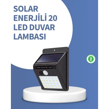 IP65 Dayanıklı Solar Enerjili Dış Cephe Aydınlatma