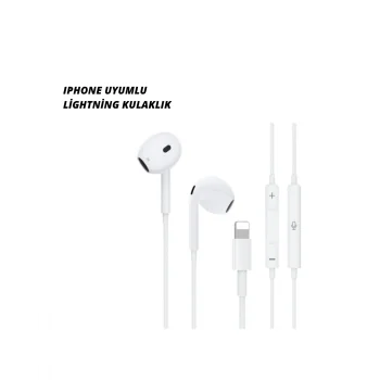 iPhone 14 ve altındaki modellerle uyumlu Kablolu kulaklık