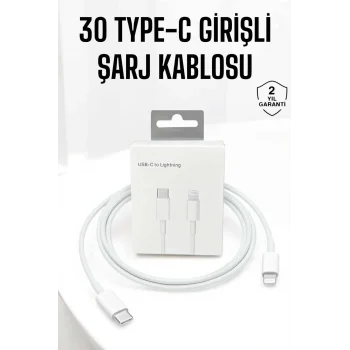 Iphone Uyumlu İOS Uyumlu Lightning Hızlı Şarj Tye C Lightning Şarj Kablosu