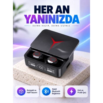 IPX6 Suya Dayanıklı Kablosuz Kulaklık – Hafif ve Taşınabilir Tasarım Yeni Nesil
