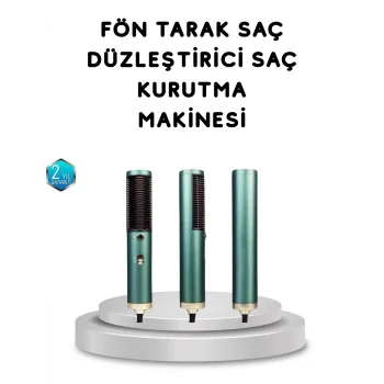 İyon Teknolojili Profesyonel Saç Kurutma ve Şekillendirme Makinesi 360° Dönebilen