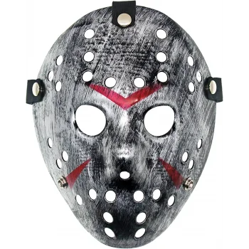 Jason Maskesi Hannibal Maskesi Metal Gümüş Renk 20x25 cm