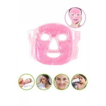 Jel Boncuklu Yüz Maskesi -Soğuk Sıcak Jel Yüz Maskesi Buz -Sıcak Press