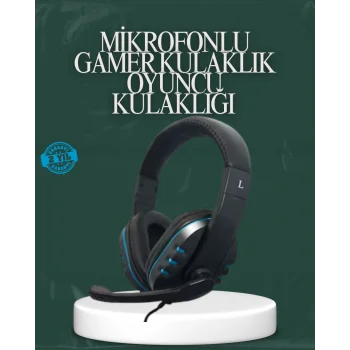 Kablolu Gaming Headset – Net Ses Ayrımı ve Ayarlanabilir Konfor