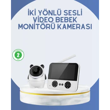 Kablosuz Bebek Monitörü 720P Görüntü ve Geniş Ekran