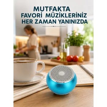 Kablosuz Bluetooth Hoparlör | 2-3 Saat Kesintisiz Müzik Keyfi Yeni Nesil