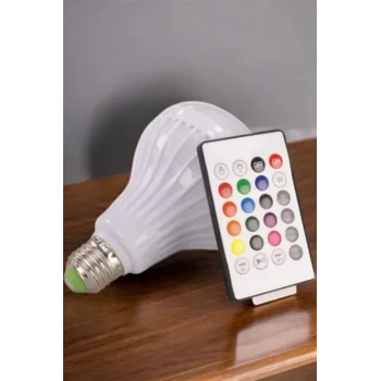 Kablosuz Bluetooth Hoparlör Led Lamba