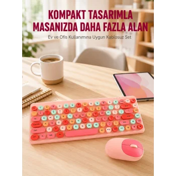 Kablosuz Bluetooth Klavye – Çoklu Cihaz Desteği, Akıllı Güç Tasarrufu Yeni Nesil