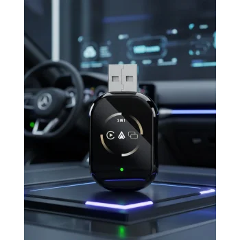 Kablosuz CarPlay ve Android Auto Adaptörü Tak Çalıştır Kullanım