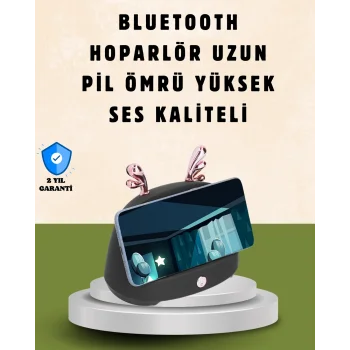 Kablosuz İndüksiyonlu Telefon Tutucu & Hoparlör – Net Ses, Kolay Kullanım