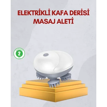 Kablosuz Kafa ve Vücut Masaj Aleti Taşınabilir Tasarım