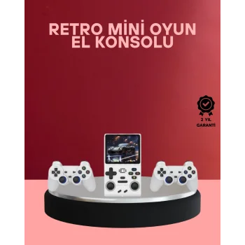 Kablosuz Kollu El Oyun Konsolu TV Bağlantı Destekli