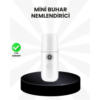 Kablosuz Şarjlı Mini Buhar Nemlendirici – Cilt ve Ortam İçin Taşınabilir Akıllı Cihaz