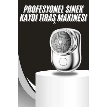 Kablosuz Tıraş Makinesi Günlük Hızlı Taşınabilir Şarjlı Yuvarlak Paslanmaz Çelik