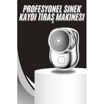 Kablosuz Tıraş Makinesi Günlük Hızlı Taşınabilir Şarjlı Yuvarlak Paslanmaz Çelik