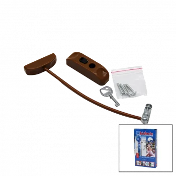 KAHVERENGİ HALATLI ANAHTARLI EMNYET KİLİT (5047)