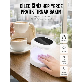 Kalıcı Oje Kurutucu UV Led Teknolojisi Taşınabilir Mini Tırnak Kurutucu