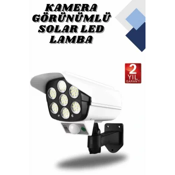 Kamera Görünümlü Led Lamba Dönebilen Bahçe Aydınlatması Duvar Lambası