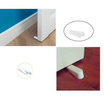 Kapı Stoperi - Kapı Altı Stoperi - Beyaz 2 Adet