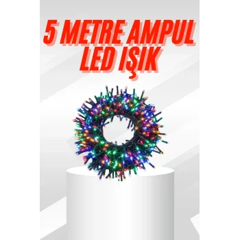 Karışık Renk Pilli Led Işık Çok Fonksiyonlu Enerji Tasarruflu 5 Metre