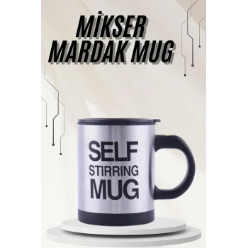 Karıştırıcı Özellikli Mikser Kupa Bardak Termos Bardak
