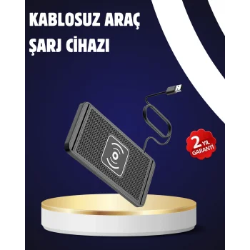 Kaymaz Manyetik Kablosuz Şarj Pedi – Araç, Ofis ve Ev Kullanımına Uygun