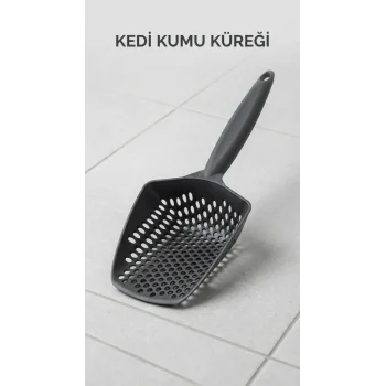Kedi Kumu Eleme Küreği, Çevre Dostu Malzeme Ve Ergonomik Tasarımla Temizlik İçin Uygun