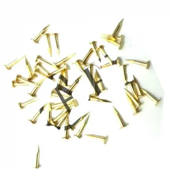 Klips, Menteşe, Ayağı Çivisi 7mm Çelik - Sarı 100gr
