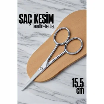 Kobalt Çelik Saç Kesim Makası Kuaför Berber Saç Kesim Makası Kuaför ekipmanları 15.5 cm