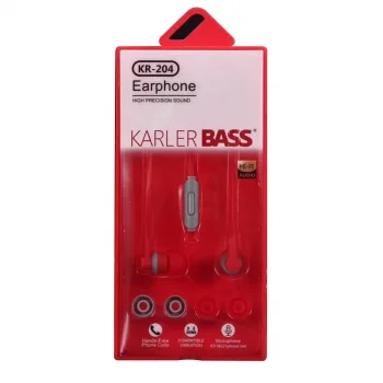 Kr-204 Kablolu Kulaklık - Kırmızı