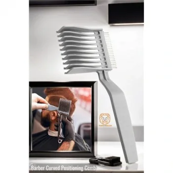 Kuaför Berber Kavisli Kontur Kesim Yardmcı Tarak