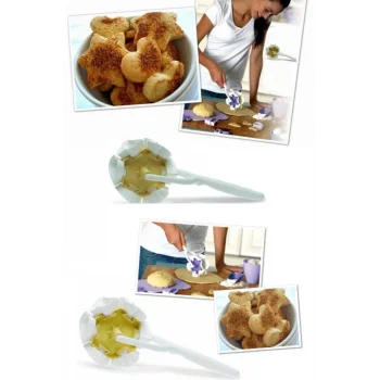Kurabiye Ruleti - Çiçek - Kalp - Üçgen - Muffin şekillerinde Kurabiye Şekillendirici