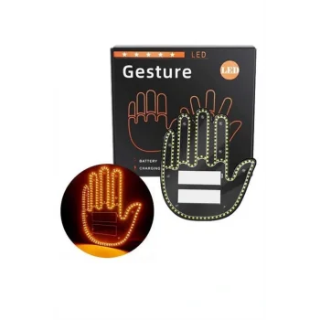 Led Işık El İşareti Araç Camı İçin Uzaktan Kumandalı