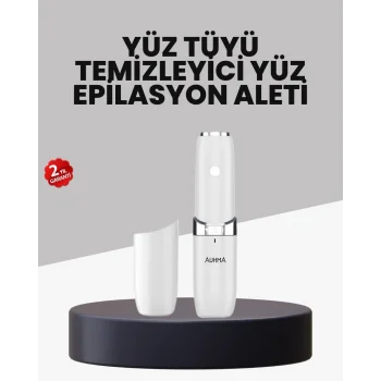 LED Işıklı Yüz Epilasyon Aleti Hassas ve Ağrısız Tüy Alma
