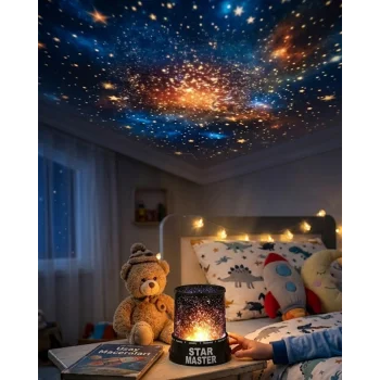 LED Yıldız Projeksiyon Lambası Romantik Oda Atmosfer Işığı