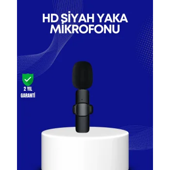 Lightning Girişli 2’li Kablosuz Yaka Mikrofonu Çift Kişilik Kayıt